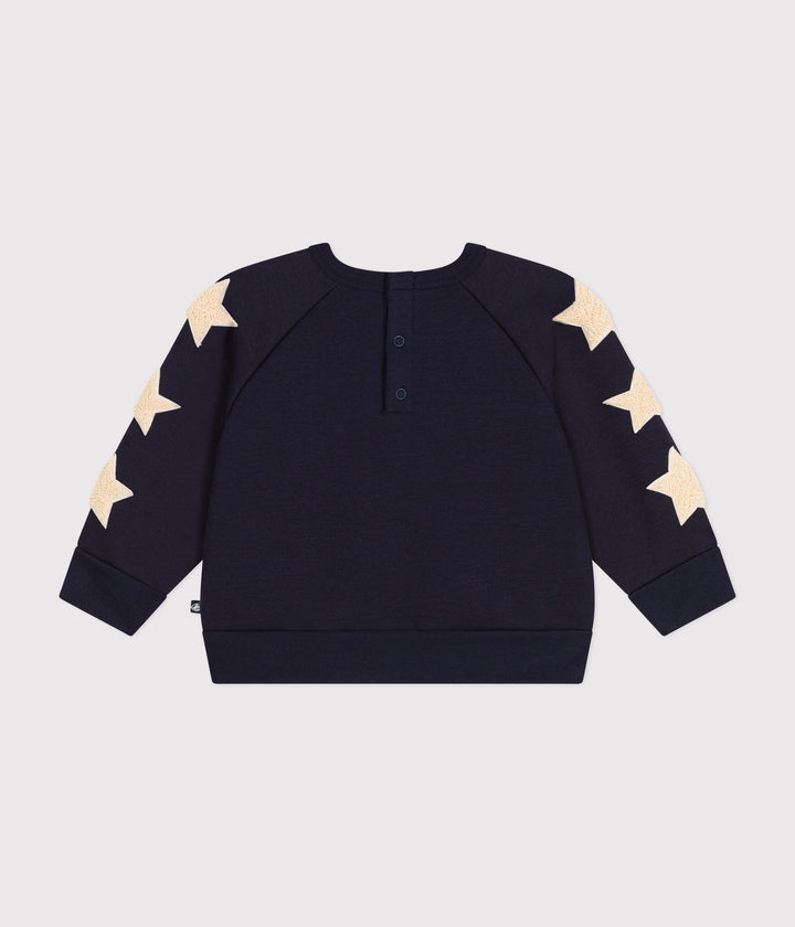 Maglia blu con stelle A0BE8 01 PETIT BATEAU 