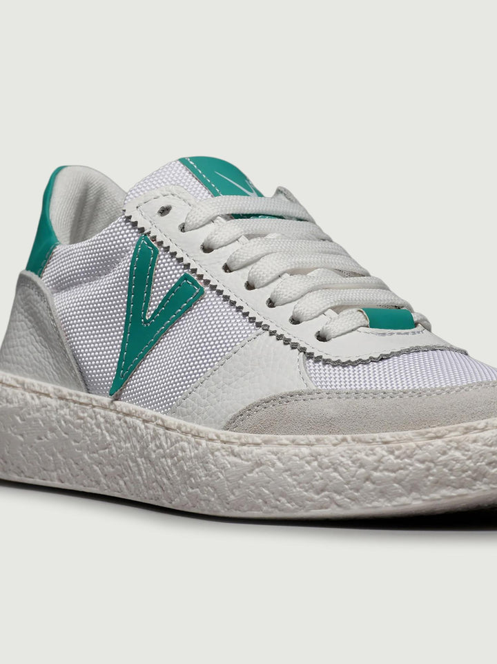 Sneaker Atena bianca e smeraldo SBITEK SME V2 