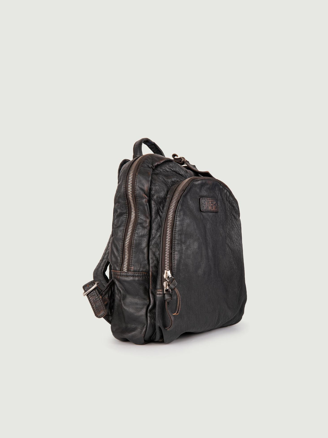 ZAINO SURRENDER IN PELLE TESTA MORO SURRENDER 114 JACK LEATHER 