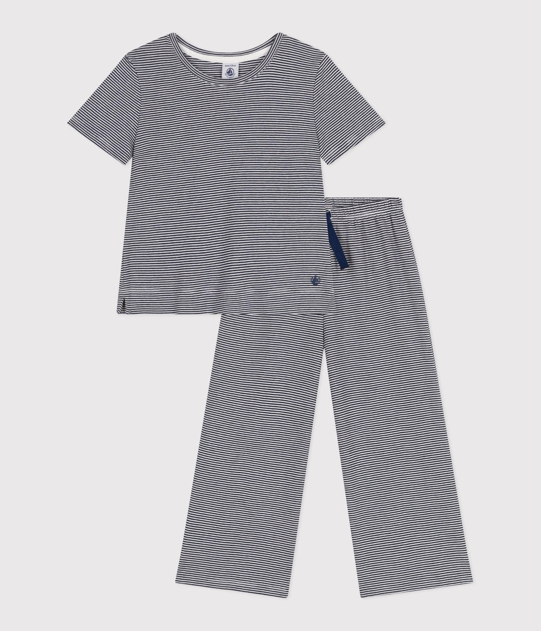 Pigiama millerighe bambina A0CK1 02 PETIT BATEAU 
