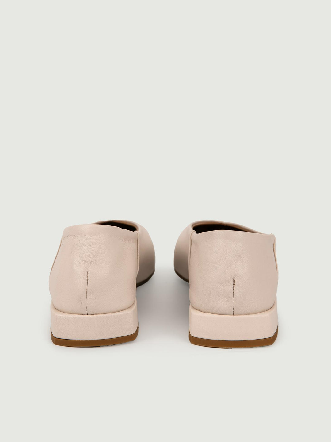 Ballerina in pelle bianca con punta squadrata DARIA21 BURRO ANDREA MORANDO 