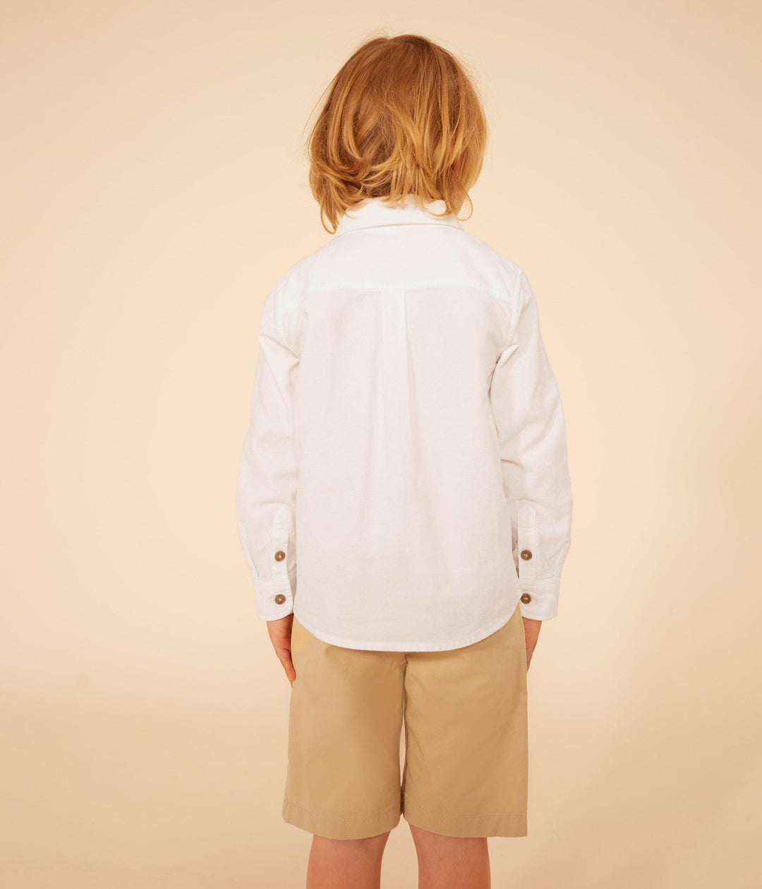 CAMICIA BIANCA BAMBINO A09O5 01 PETIT BATEAU 