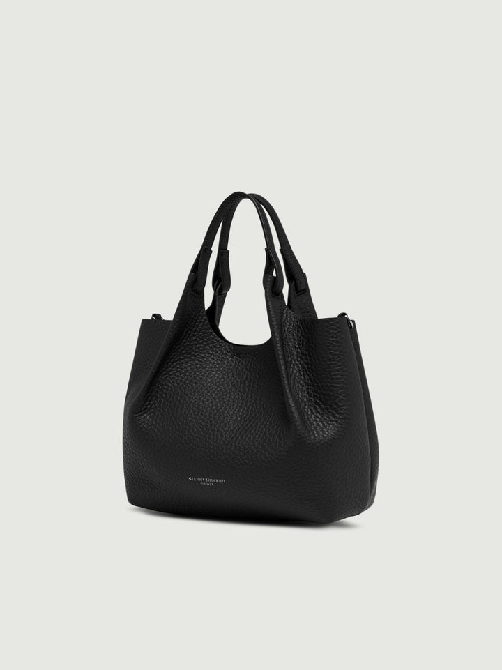 Borsa a spalla Dua color nero-castoro 9719 RNGDBL 12565 GIANNI CHIARINI 