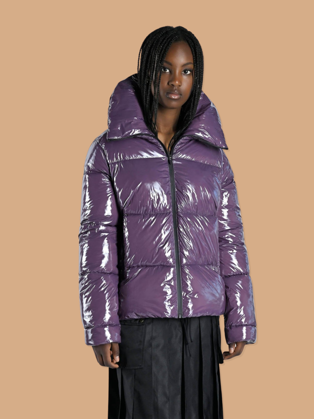 Piumino impermeabile lucido viola AMHERST REGVVI CANADIAN 