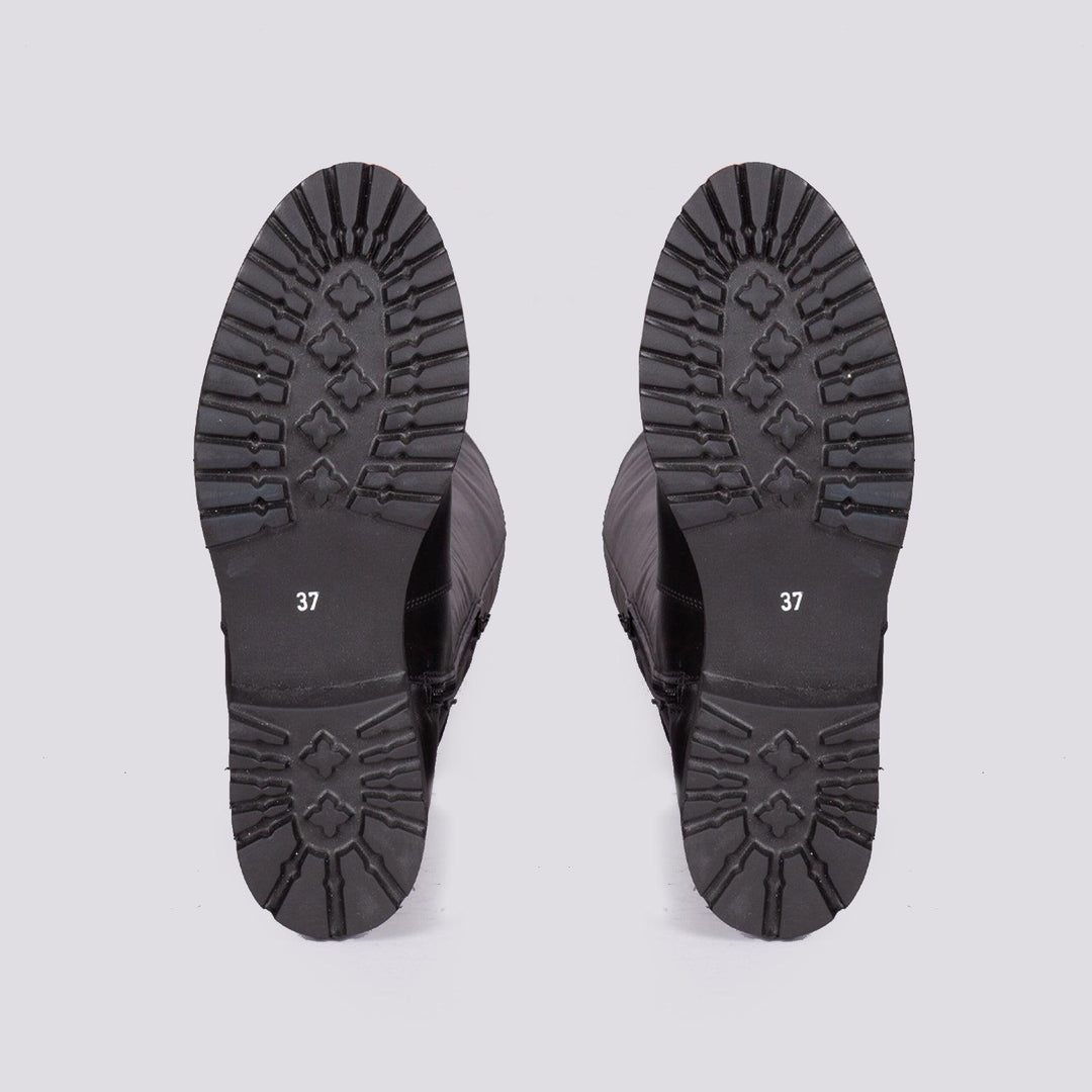 STIVALE ALTO IN PELLE NAPPA