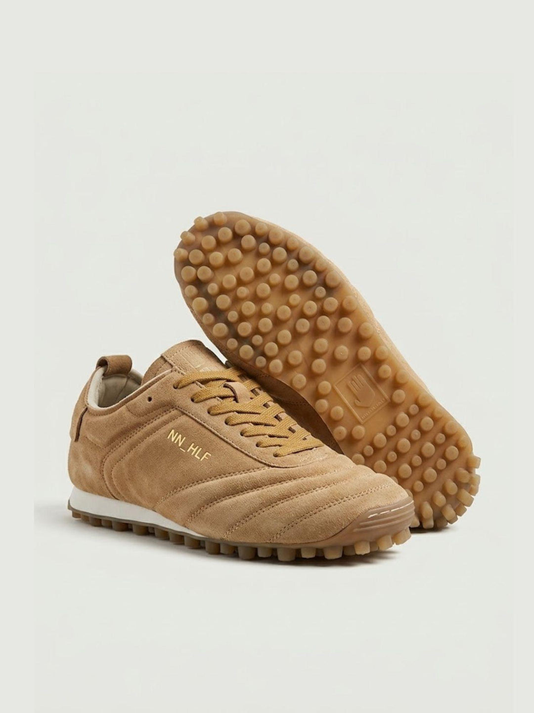 Sneaker Sokker in suede cammello SOKKER TABACCO CAMEL NINE AN HALF 