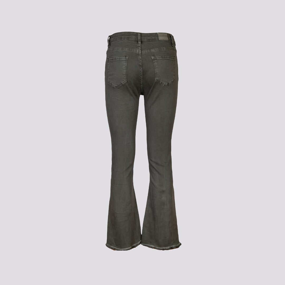 PANTALONE 5 TASCHE SFRANGIATO panna 6826/26 SALVIA ANDREA MORANDO 