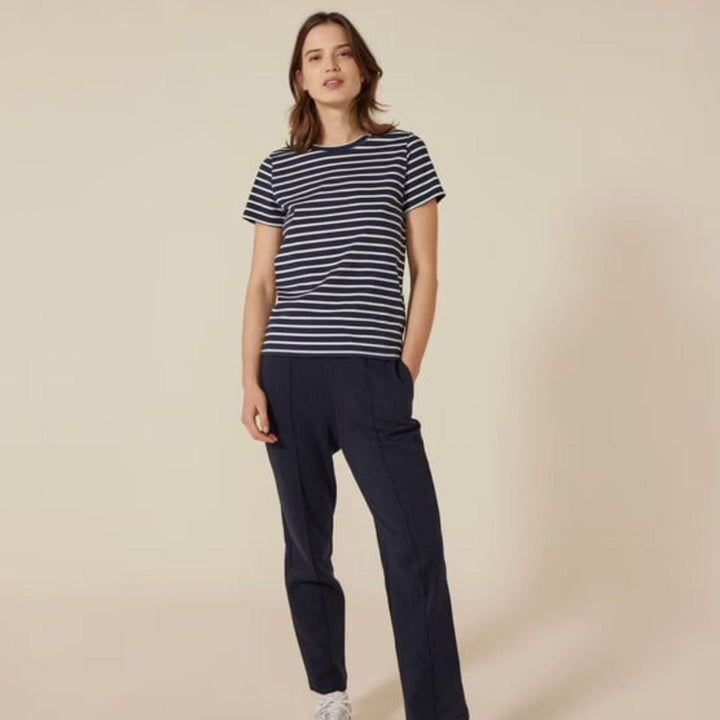 T-SHIRT LE DROIT GIROCOLLO IN COTONE DONNA A0A9P 04 PETIT BATEAU 
