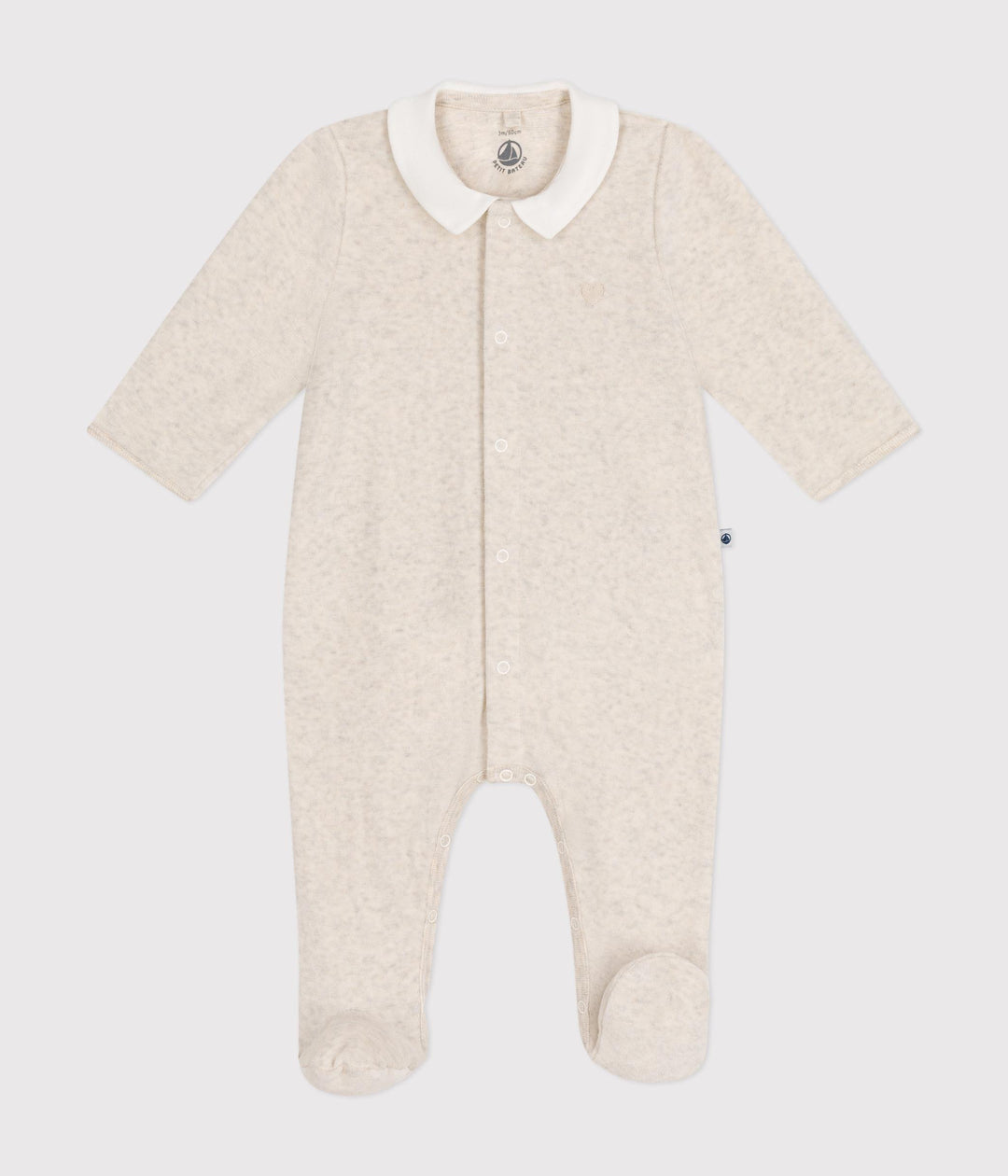 TUTINA IN COTONE CON COLLETTO A0B7F 01 PETIT BATEAU 