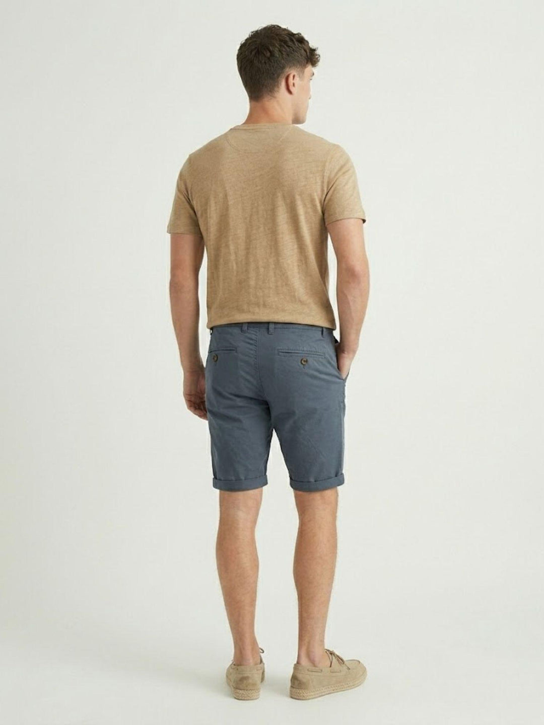 Bermuda in cotone bluette BU26S29BEPA1461TWILL 212 ANDREA MORANDO 