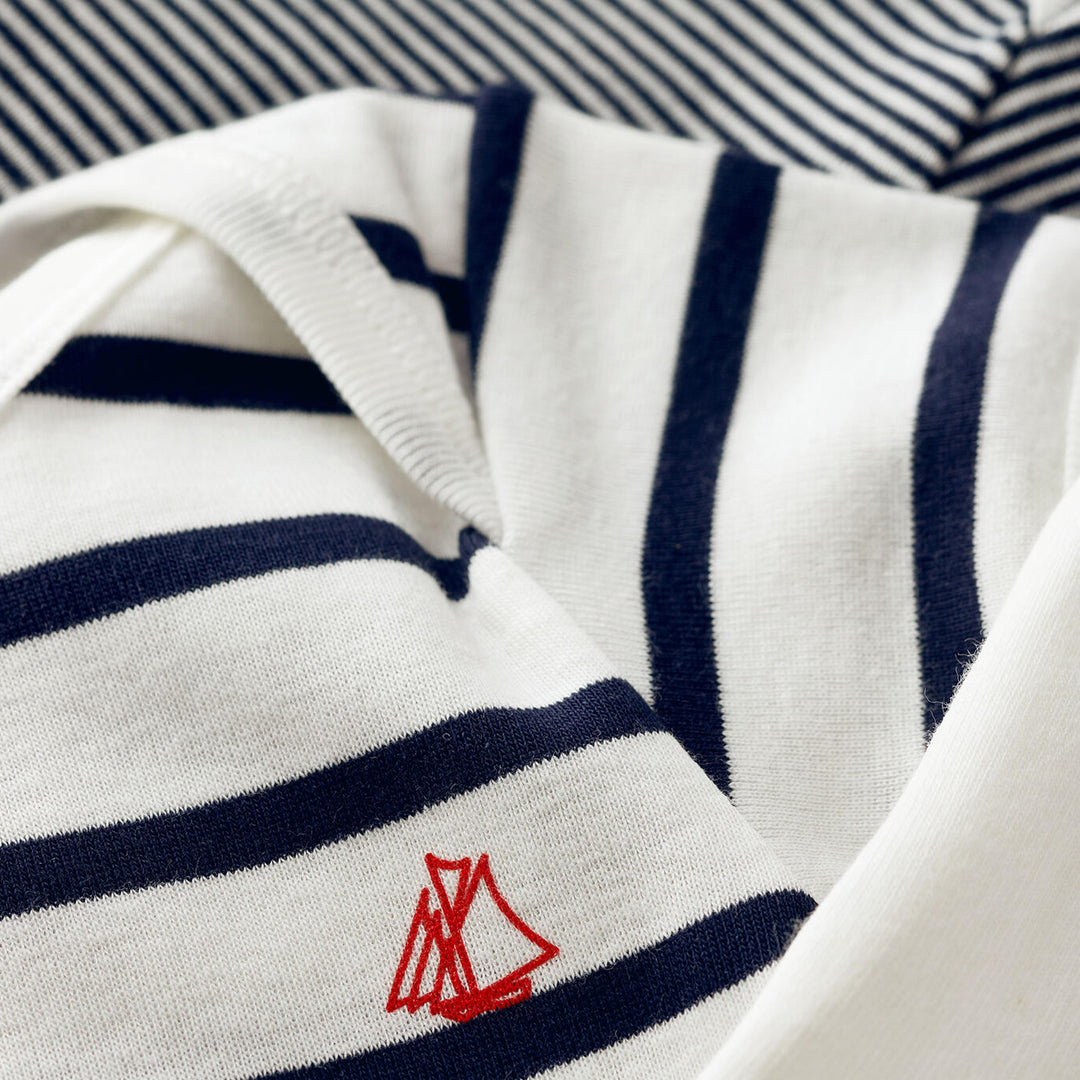 CONFEZIONE DA 3 BODY MANICA CORTA BEBÈ A01TC 00 PETIT BATEAU 