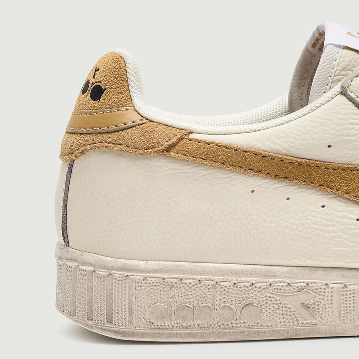 SNEAKERS GAME L LOW WAXED BIANCO BEIGE 501 180188C9592 DIADORA 