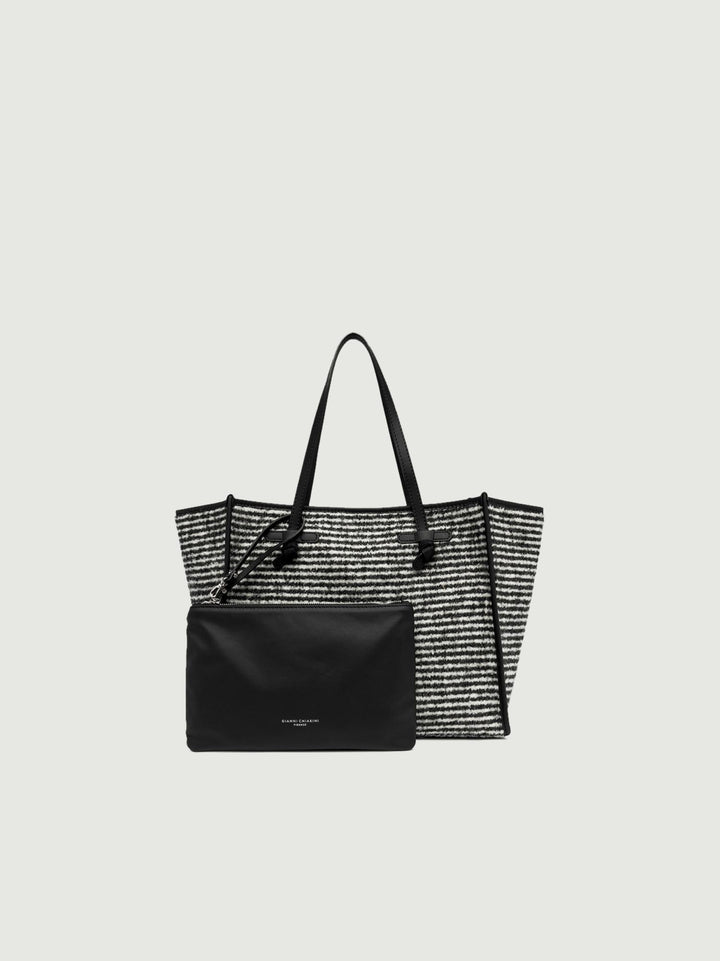Shopping Marcella in tessuto pullover nero 6850 PULLOVER 10313 GIANNI CHIARINI 