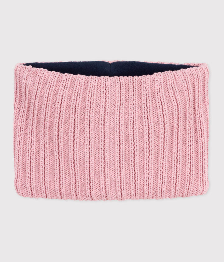 Snood in maglia foderata in pile bambino A0DOM 01 PETIT BATEAU 