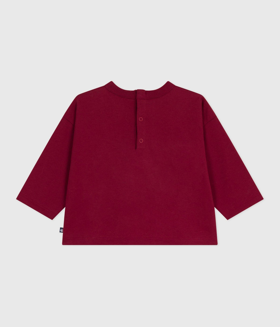 Maglietta a maniche lunghe in cotone per neonati A0EDV 05 PETIT BATEAU 
