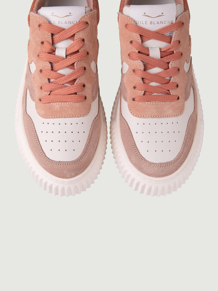 SNEAKER LAURA ROSA ANTICO 2017528 183M53 VOILE BLANCHE 