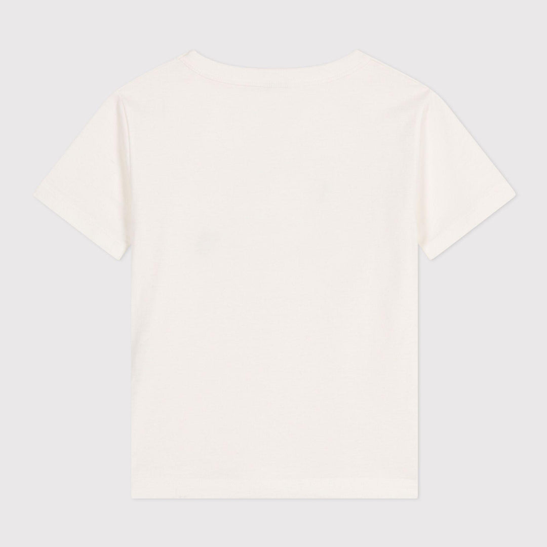 T-SHIRT BIANCA IN JERSEY LEGGERO BAMBINO A0AMO 01 PETIT BATEAU 