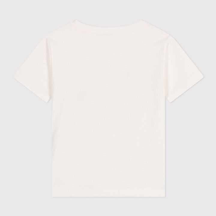 T-SHIRT BIANCA IN JERSEY LEGGERO BAMBINO A0AMO 01 PETIT BATEAU 
