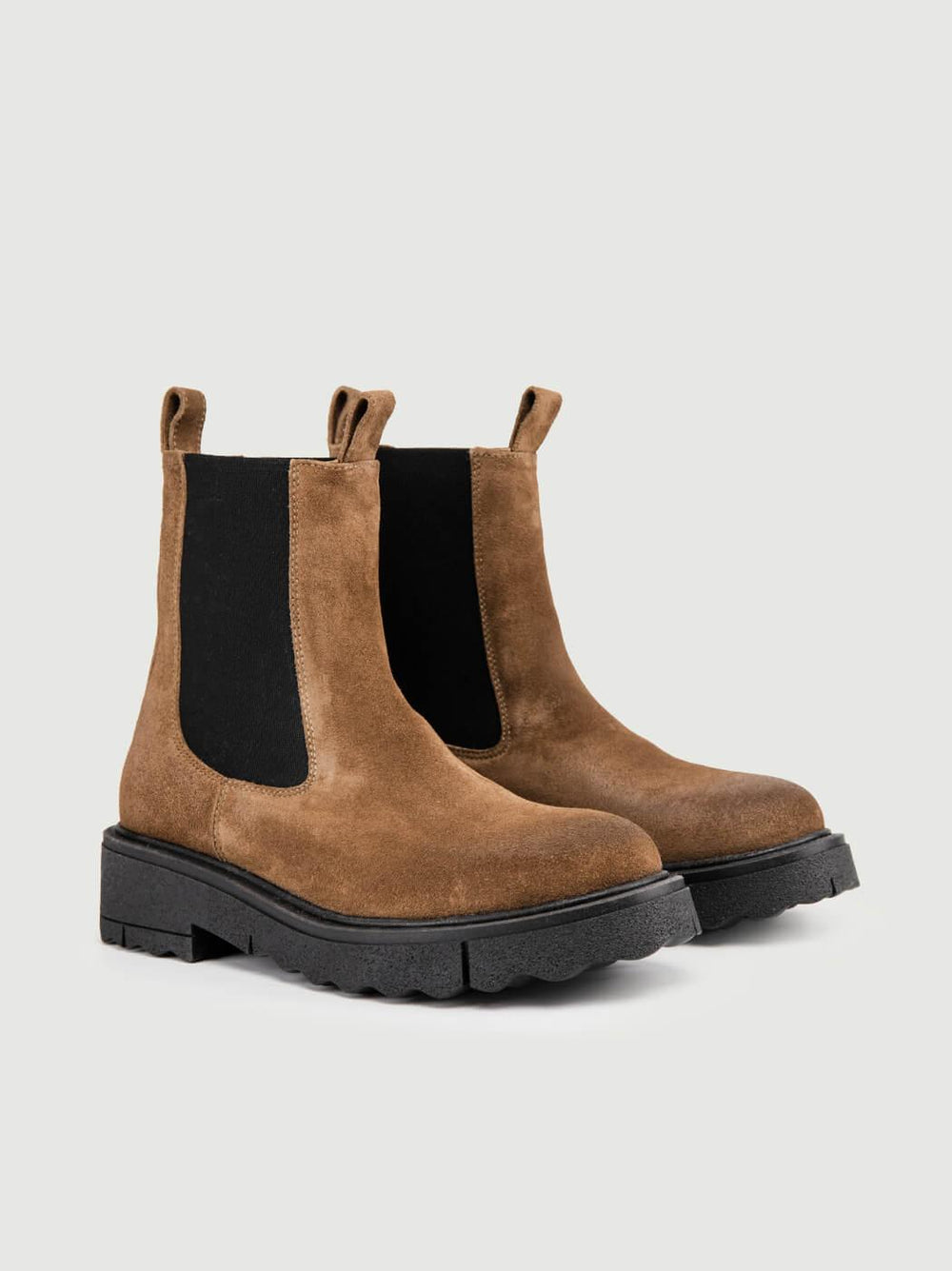 STIVALETTO BEATLES IN CAMOSCIO TAUPE 5208-13 TAUPE ANDREA MORANDO 