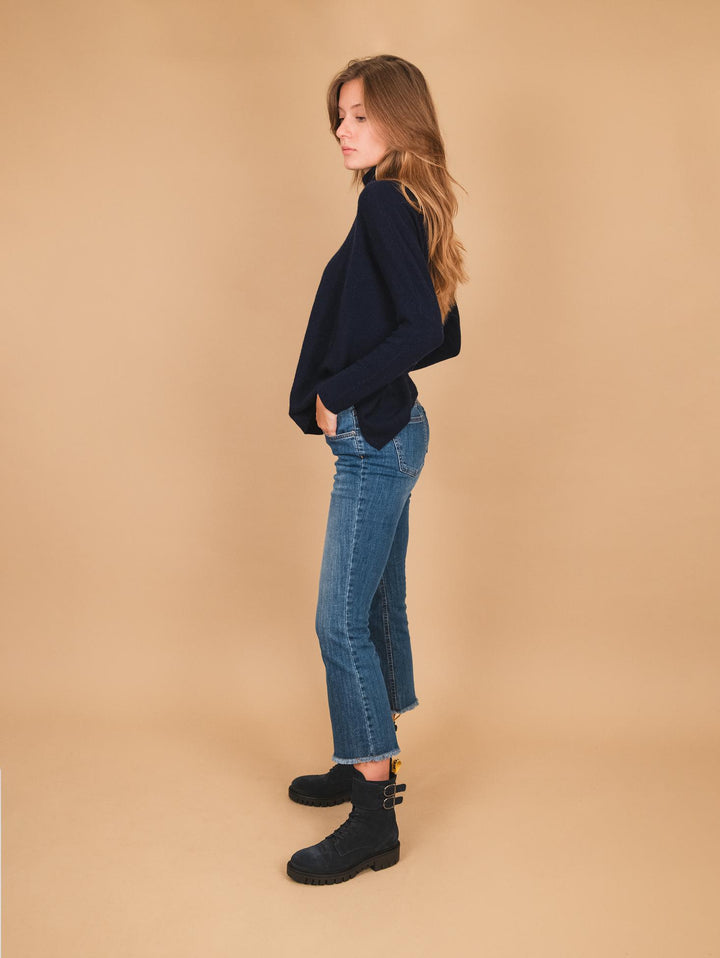 DOLCEVITA OVER IN CASHMERE ECO-FRIENDLY BLU CLARA BLU ABSOLUT CASHMERE 