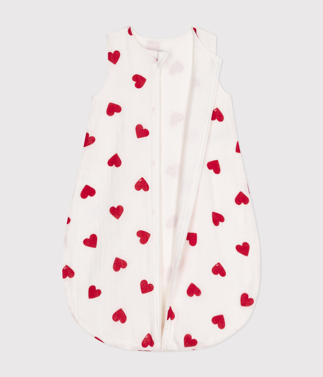 SACCO NANNA BEBÈ IN COTONE FANTASIA CUORI A09HI 01 PETIT BATEAU 