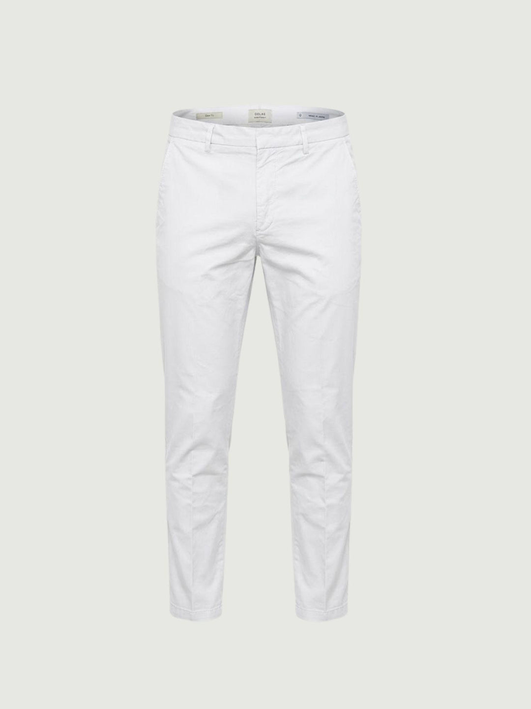 Pantalone chino con gancetto in cotone bianco T526BRO 001 NOLAB 