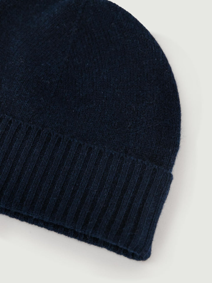 BERRETTO IN CASHMERE BLU AVEN NAVY ABSOLUT CASHMERE 