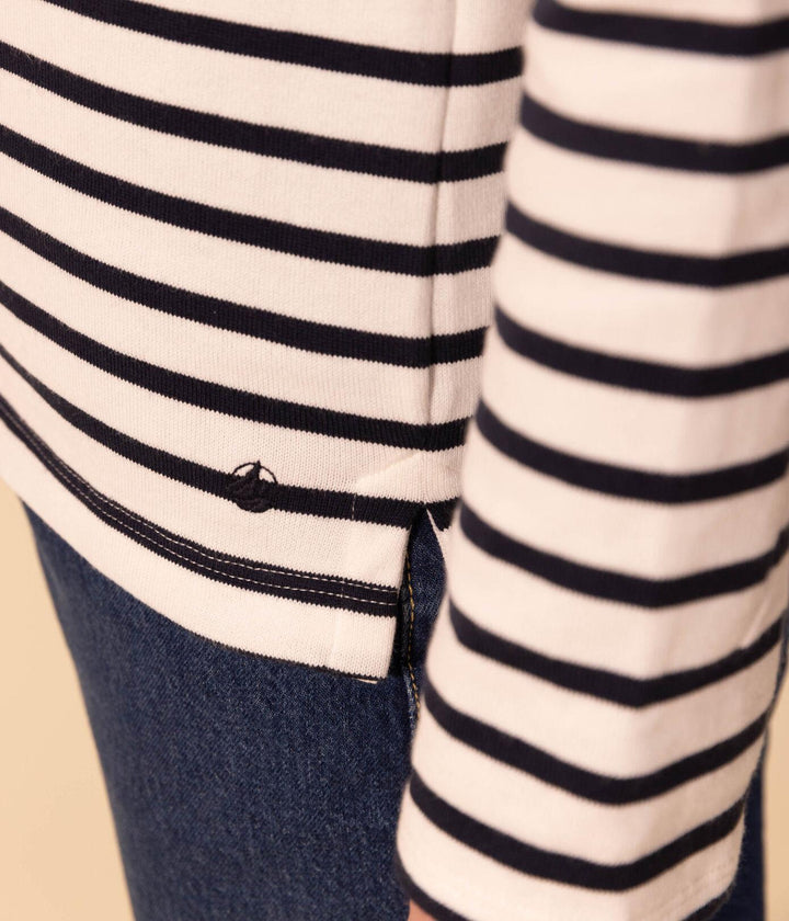 MARINIÈRE IN COTONE DONNA A06WH 01 PETIT BATEAU 