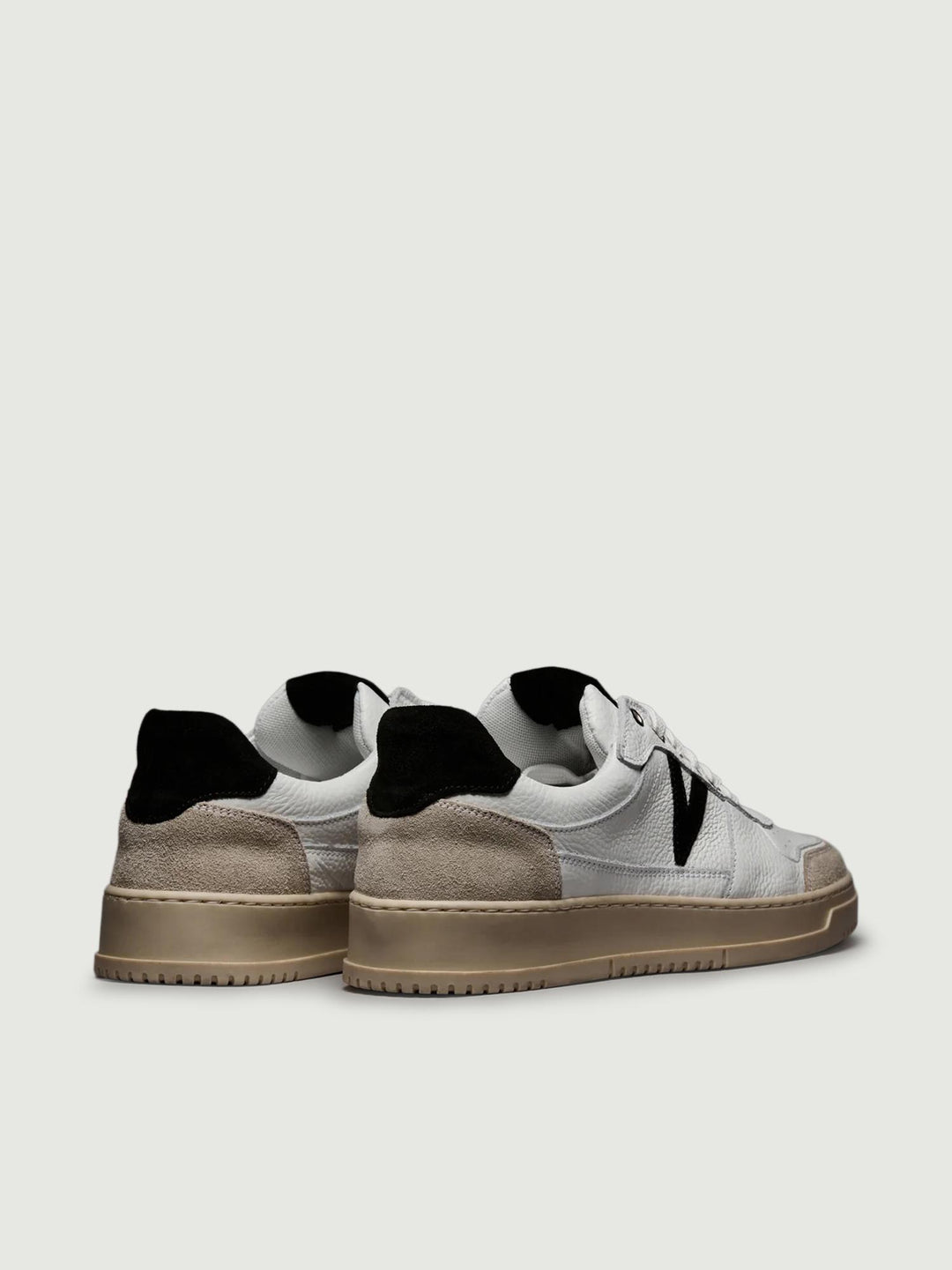 Sneaker College bianca con dettaglio nero SUCOL NE V2 