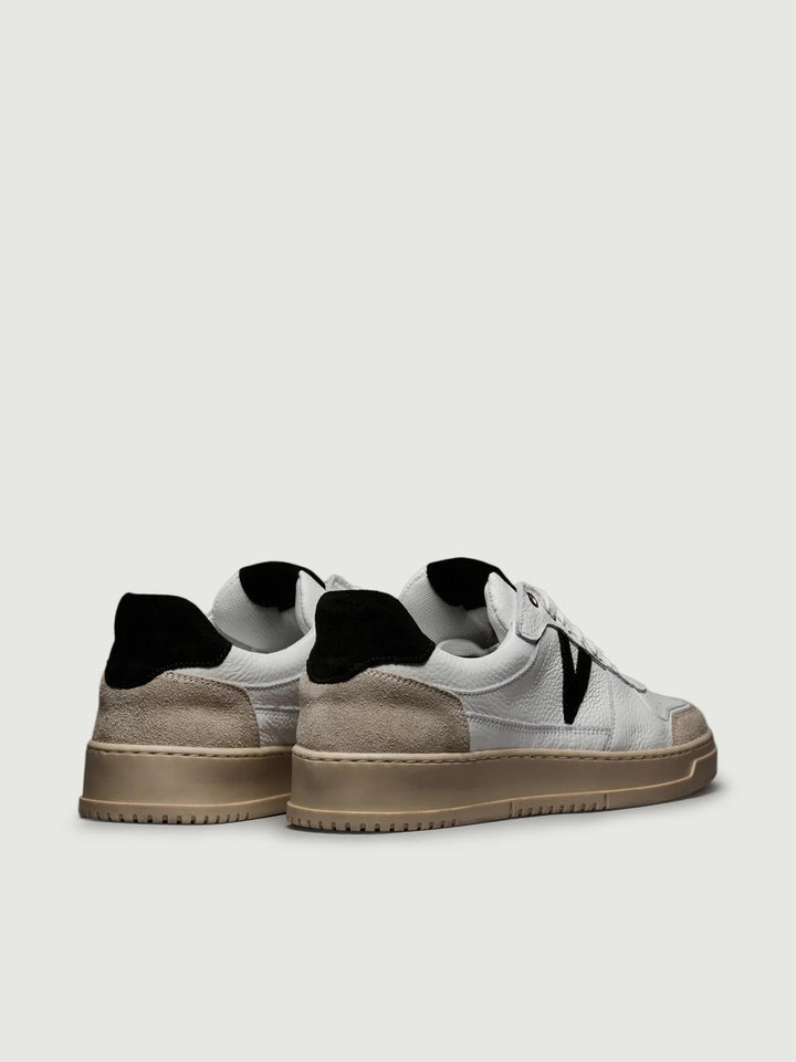 Sneaker College bianca con dettaglio nero SUCOL NE V2 