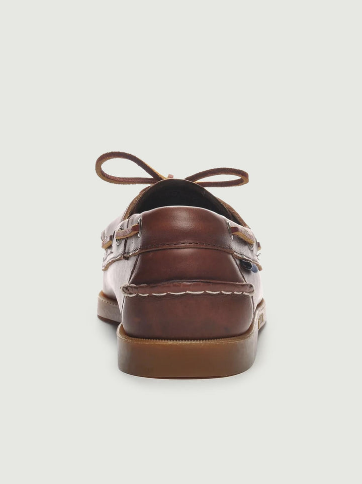 Mocassino Docksides Portland in pelle cerata marrone 70000G0 A20 SEBAGO 