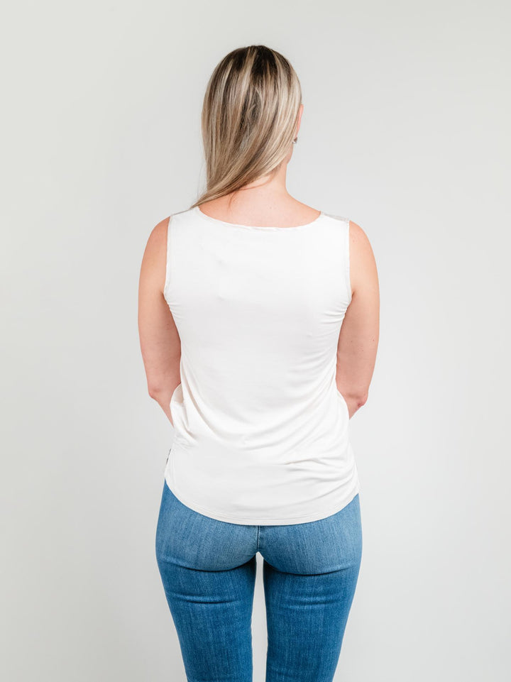 TOP SMANICATO IN RASO BIANCO 251C1048 040 ANDREA MORANDO 