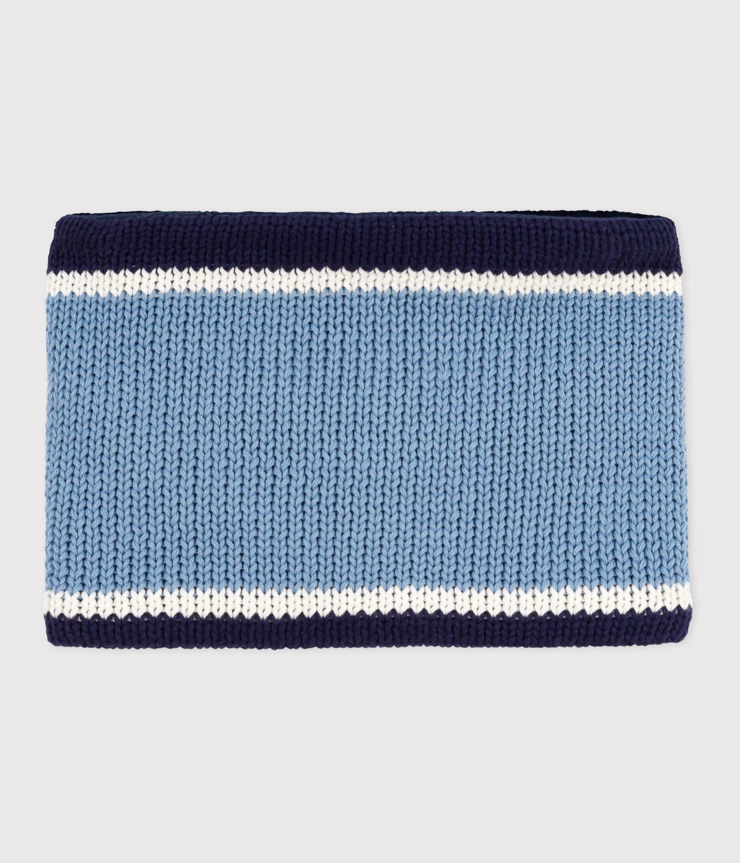 Snood in maglia foderata in pile bambino A0DON 01 PETIT BATEAU 