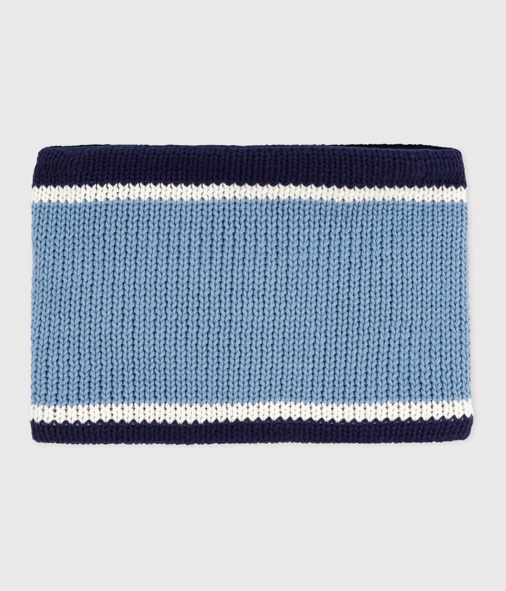 Snood in maglia foderata in pile bambino A0DON 01 PETIT BATEAU 