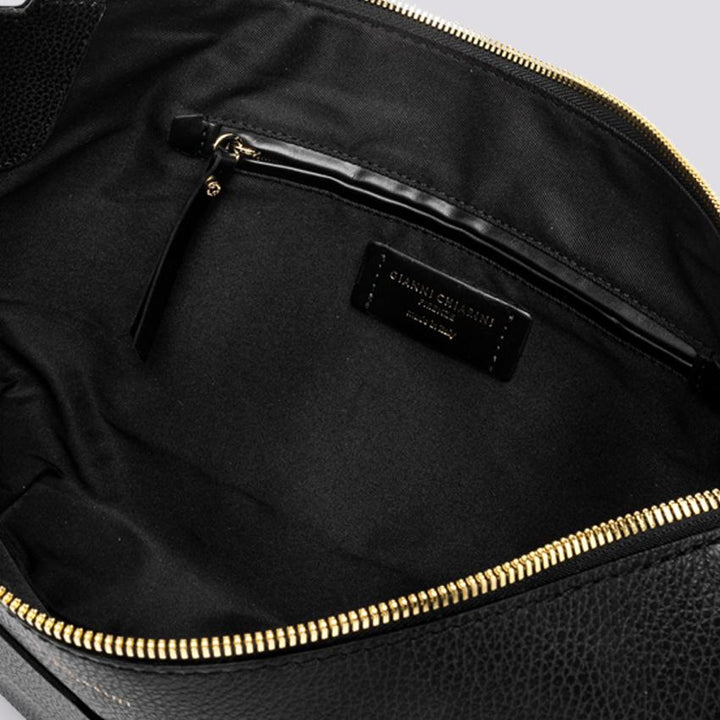 BORSA a spalla Ginko in PELLE nera BS 10446 RMN-NA 001 GIANNI CHIARINI 