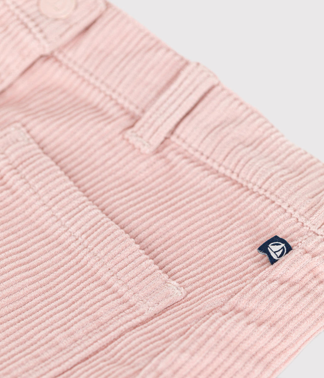 Gonna rosa con tasche in velluto bambina A0BUK 01 PETIT BATEAU 