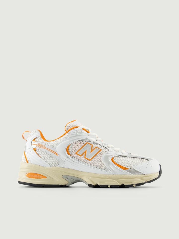 SNEAKER NEW BALANCE 530 BIANCO E ARANCIO MR530EB D NEW BALANCE 