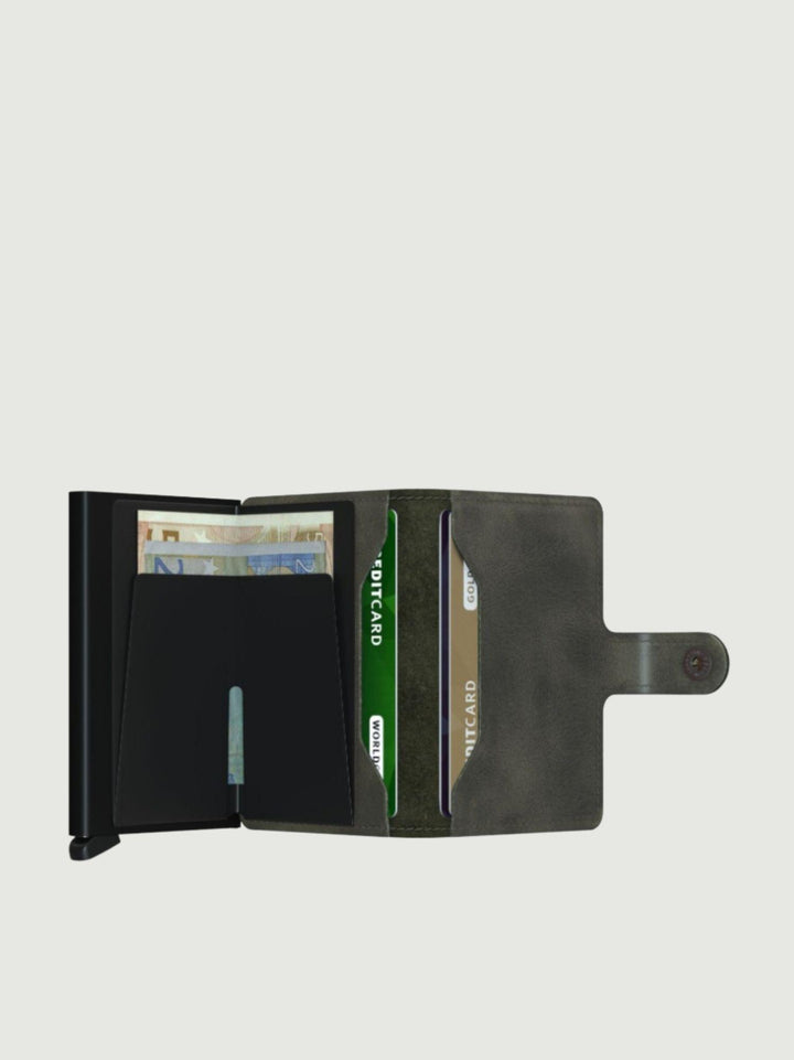 MINIWALLET VINTAGE OLIVE BLACK MV OLIVE/BLACK SECRID 