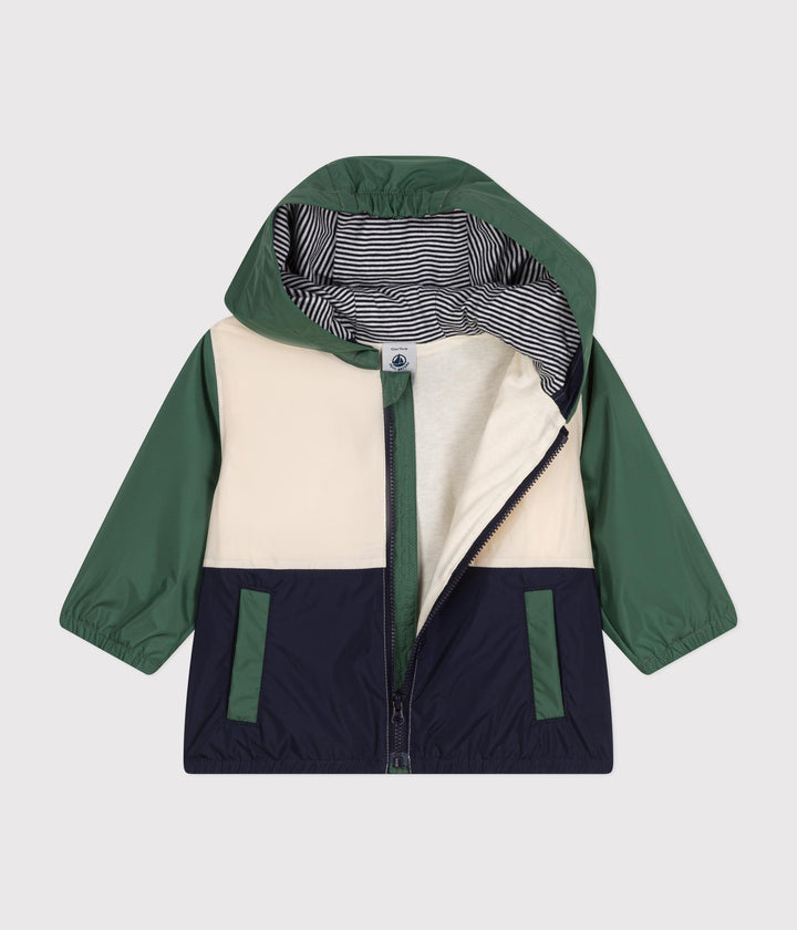 GIACCA A VENTO COLORBLOCK per bebè A09JH 01 PETIT BATEAU 