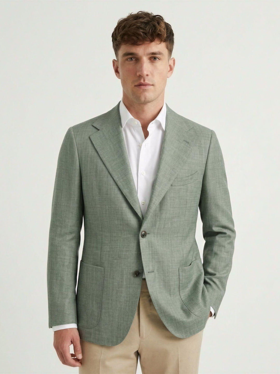 Blazer fiammato salvia MICHIGAN 8 ANDREA MORANDO 