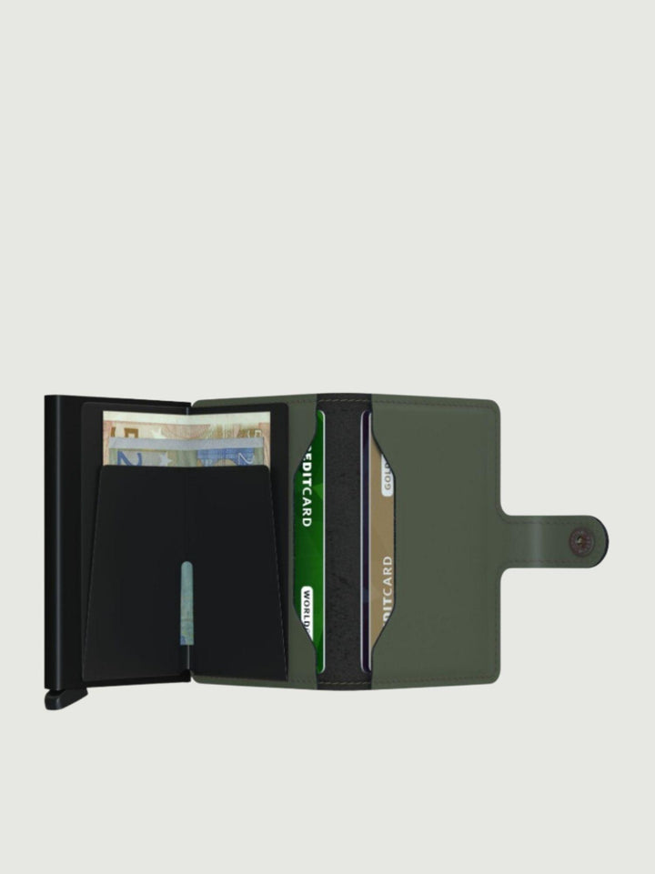 MINIWALLET MATTE GREEN BLACK MM GREEN/BLACK SECRID 