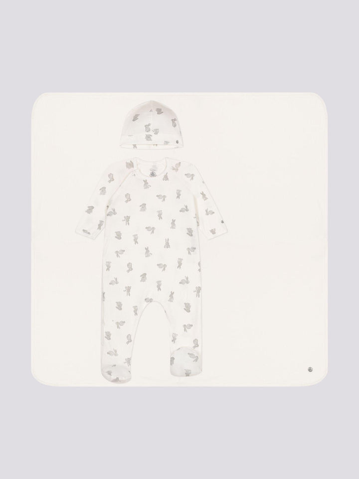 CONFEZIONE DA 3 ARTICOLI IN COTONE BEBÈ A09R0 00 PETIT BATEAU 