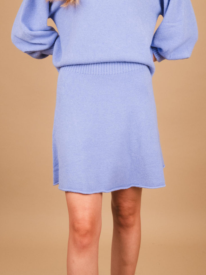 MINI GONNA IN MAGLIA AZZURRA 0370/286 8013 BIMOR 