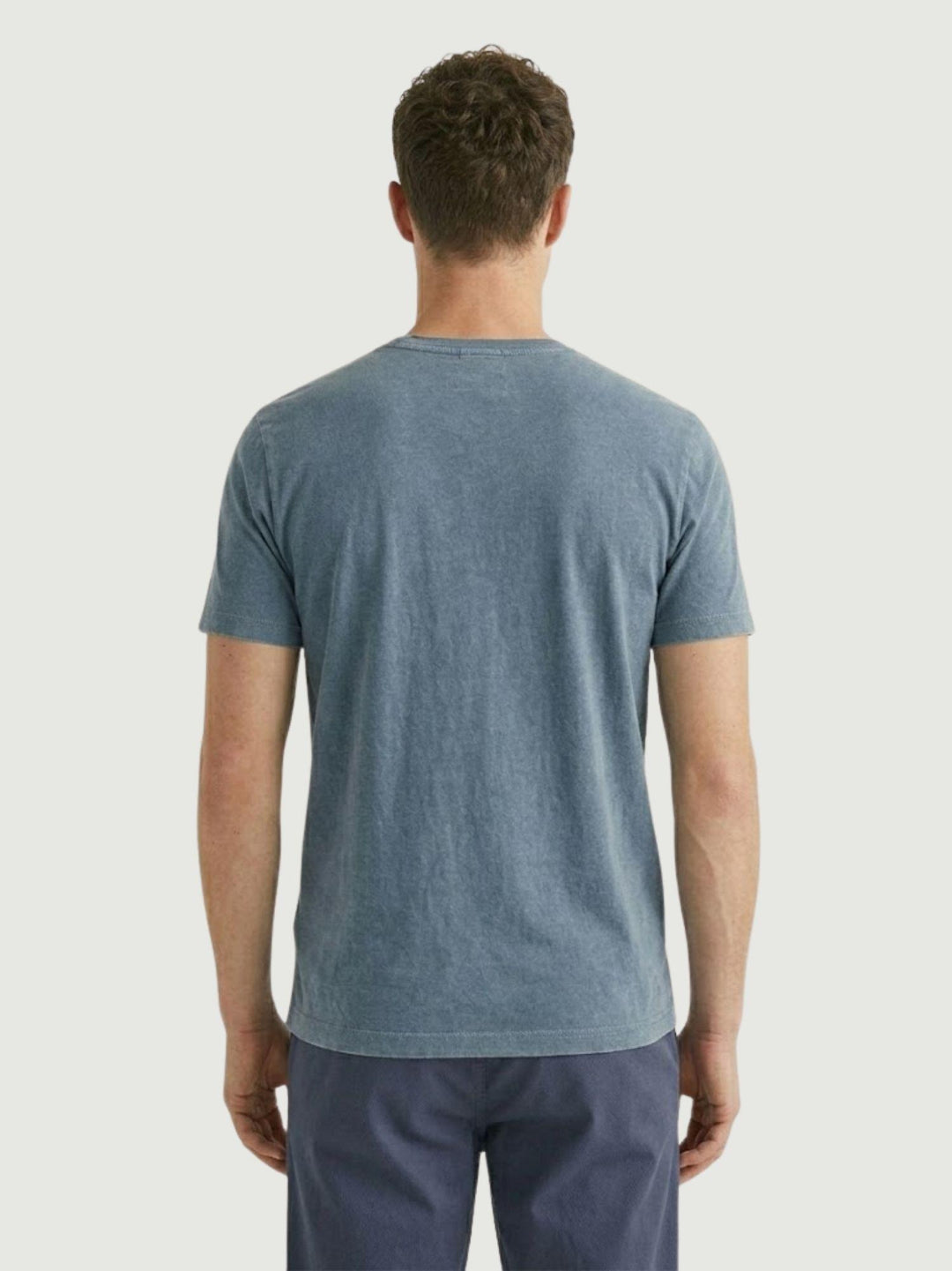 T-shirt in jersey di cotone denim 5960426 282 ANDREA MORANDO 