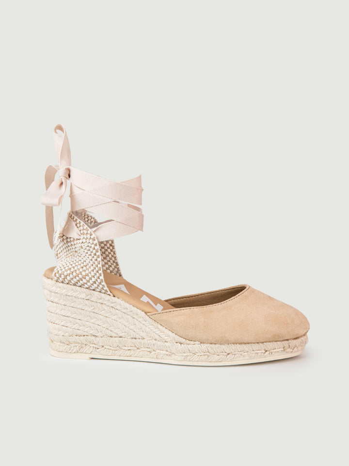 ESPADRILLAS BASSE SCAMOSCIATE CHAMPAGNE M 1.1 WL CHAMPAGNE MANEBI 
