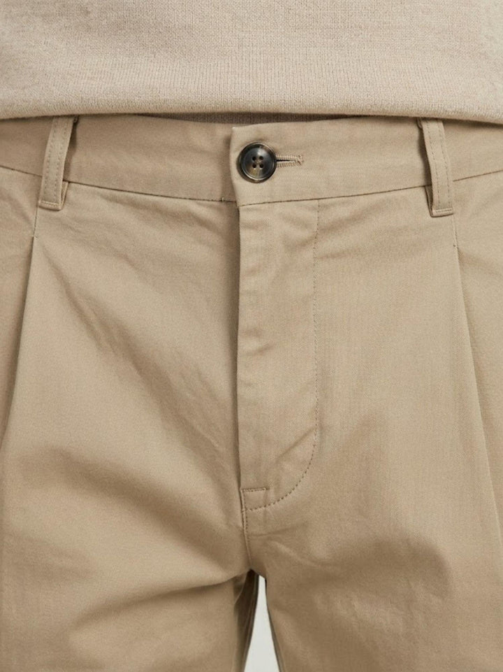 Pantalone chino in cotone beige BU26S33PAPA1461TWILL 114 ANDREA MORANDO 