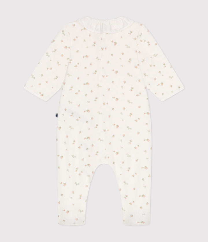 Tutina in velluto con roselline bebè A0AST 01 PETIT BATEAU 