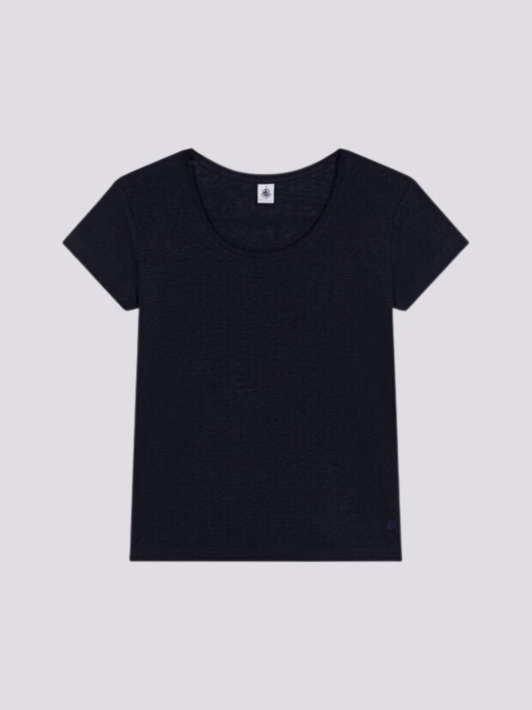 T-SHIRT LE DROIT GIROCOLLO IN LINO DONNA
