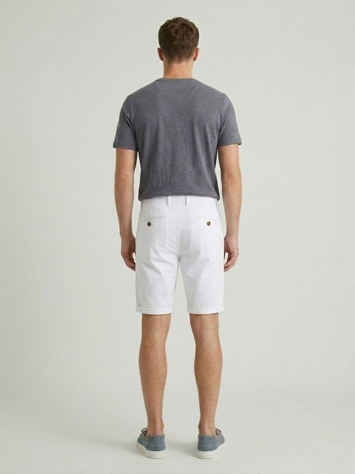Bermuda in cotone bianchi BU26S29BEPA1461TWILL 101 ANDREA MORANDO 