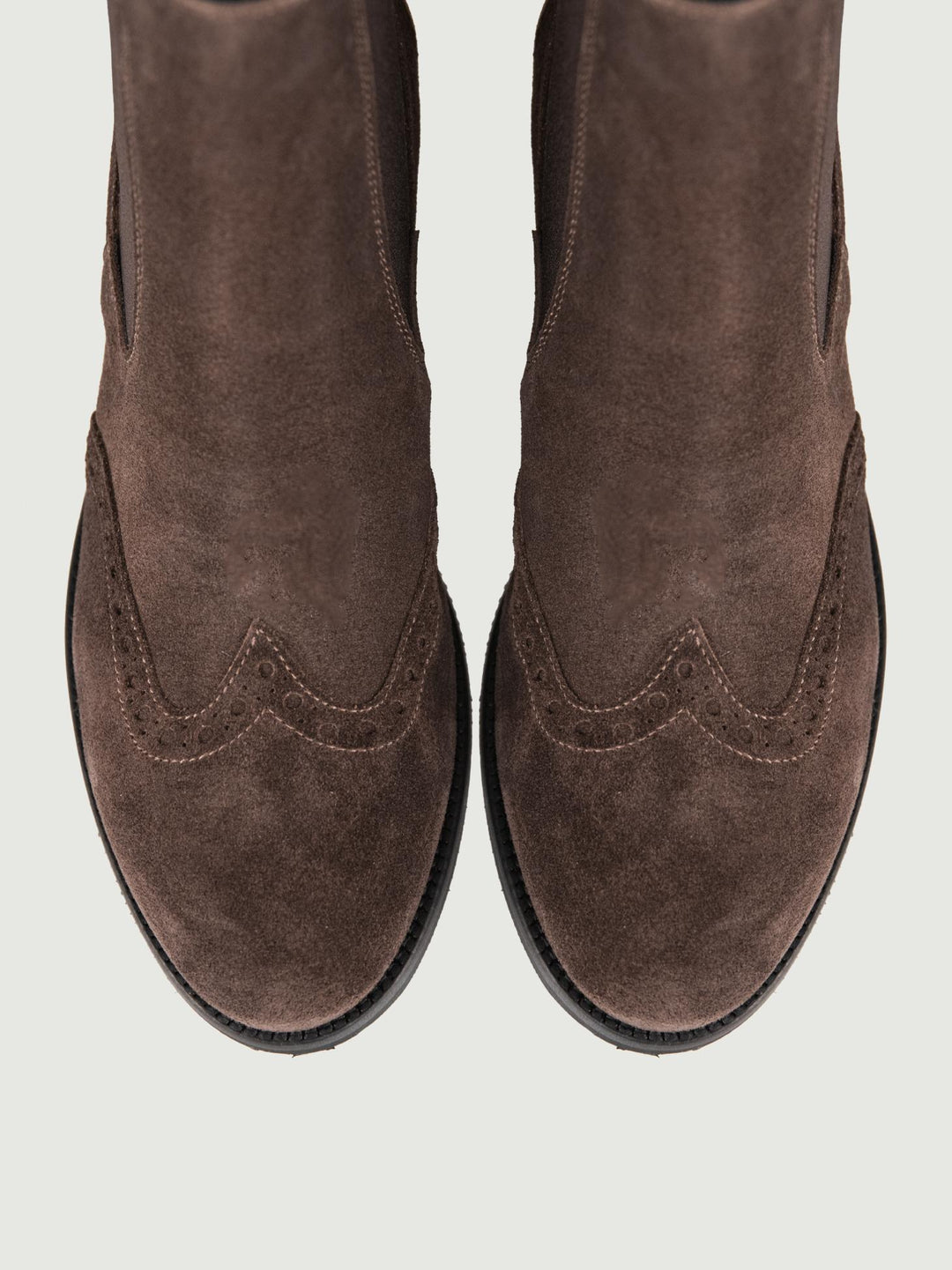 STIVALETTO BEATLES IN CAMOSCIO TESTA MORO 40 T.MORO ANDREA MORANDO 